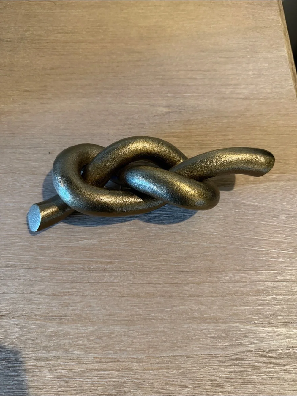 Studio McGee Metallic Knot Accent in Gold